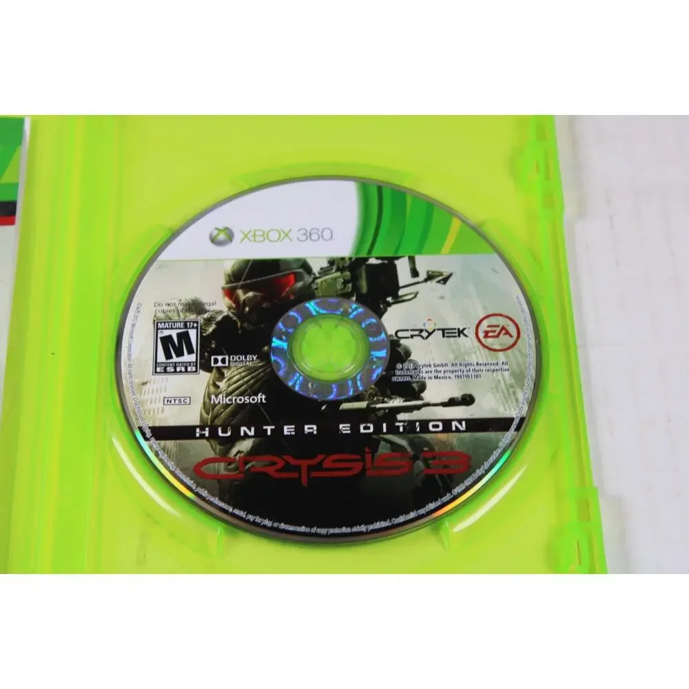 Crysis 3 Hunter Edition (Microsoft Xbox 360, 2013) Authentic, Complete, tested